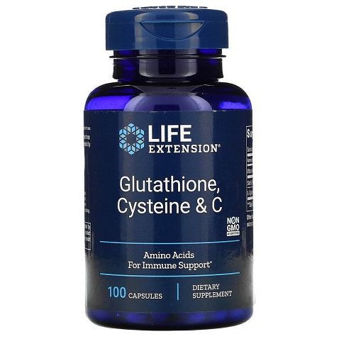 Glutathione, Cysteine & C - 100 caps