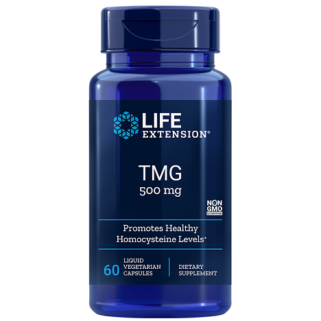 TMG, 500mg - 60 liquid vcaps