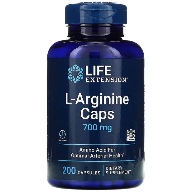 L-Arginine Caps, 700mg - 200 caps
