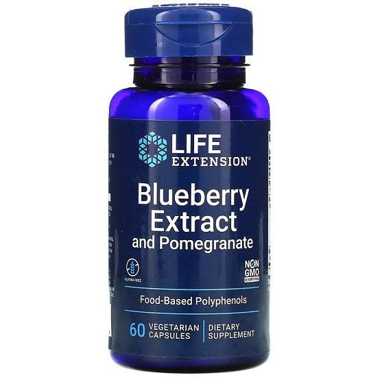 Blueberry Extract with Pomegranate - 60 vcaps