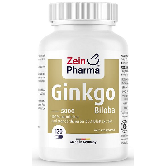 Ginkgo Biloba 5000, 100mg - 120 caps
