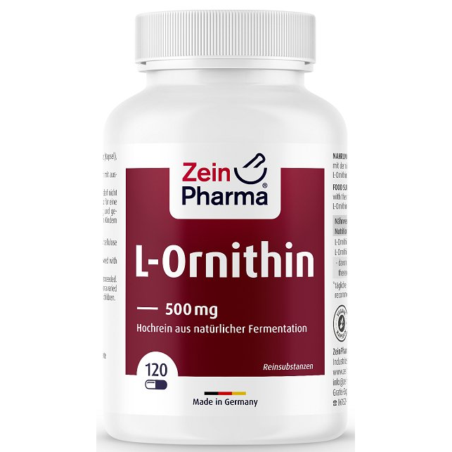 L-Ornithine, 500mg - 120 caps