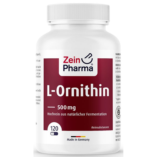 L-Ornithine, 500mg - 120 caps
