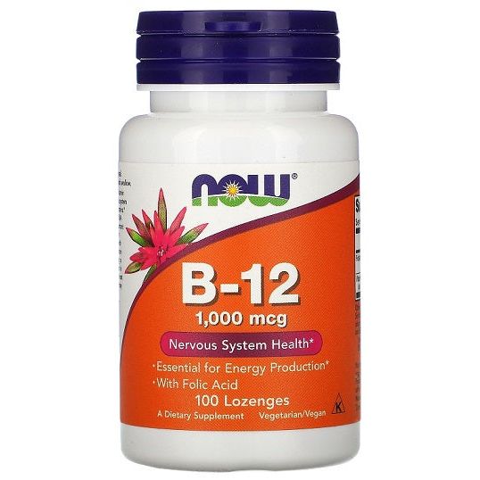 Vitamin B-12, 1000mcg - 100 lozenges