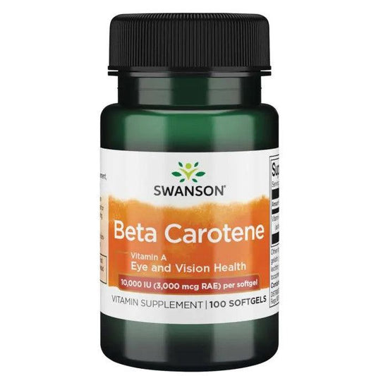Beta-Carotene (Vitamin A), 10 000 IU - 100 softgels
