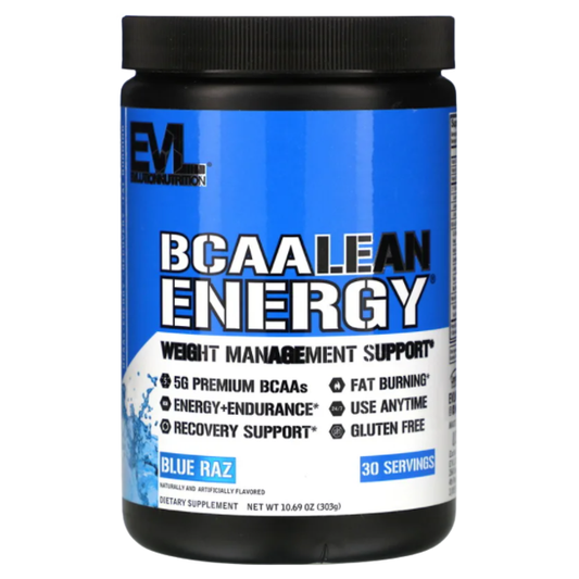 BCAA Lean Energy, Blue Raz - 303 grams