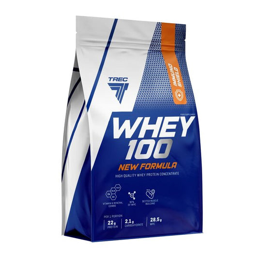Whey 100 - New Formula, Strawberry Cream - 700 grams