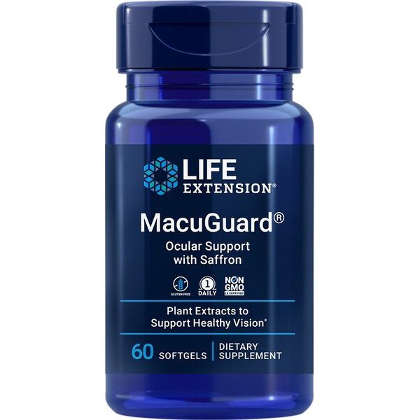 MacuGuard Ocular Support with Saffron - 60 softgels