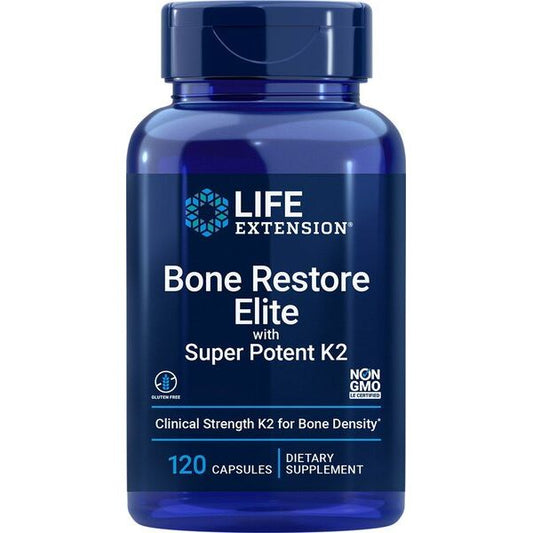 Bone Restore Elite with Super Potenet K2 - 120 caps