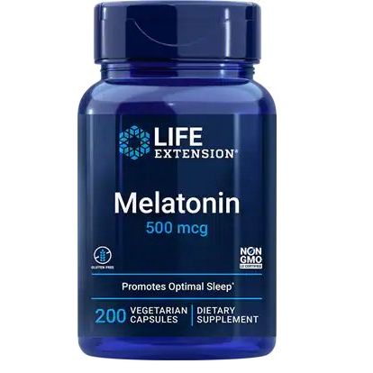 Melatonin, 500mcg - 200 vcaps