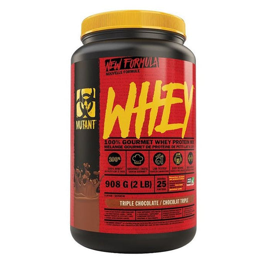 Mutant Whey, Triple Chocolate - 908 grams