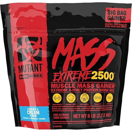 Mutant Mass Extreme 2500, Cookies & Cream - 2720 grams