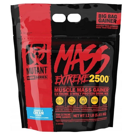 Mutant Mass Extreme 2500, Cookies & Cream - 5450 grams
