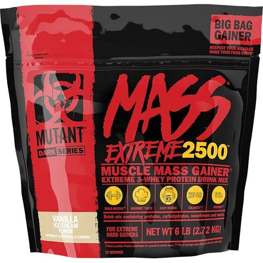 Mutant Mass Extreme 2500, Vanilla Ice Cream - 2720 grams