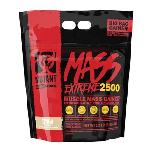 Mutant Mass Extreme 2500, Vanilla Ice Cream - 5450 grams