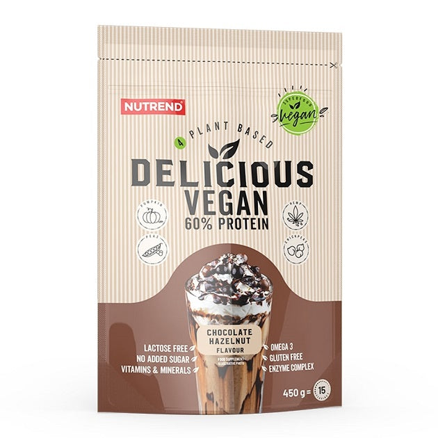 Delicious Vegan, Chocolate Hazelnut - 450 grams