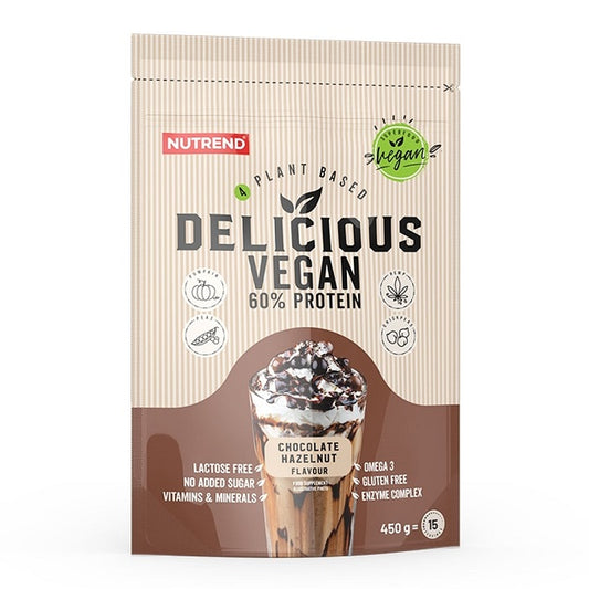 Delicious Vegan, Chocolate Hazelnut - 450 grams