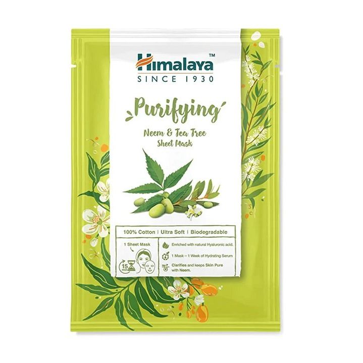 Purifying Neem & Tea Tree Sheet Mask - 30 ml.