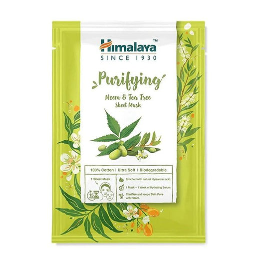 Purifying Neem & Tea Tree Sheet Mask - 30 ml.