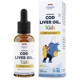 Norwegian Cod Liver Oil Kids, 1000mg Omega 3 (Lemon) - 50 ml.