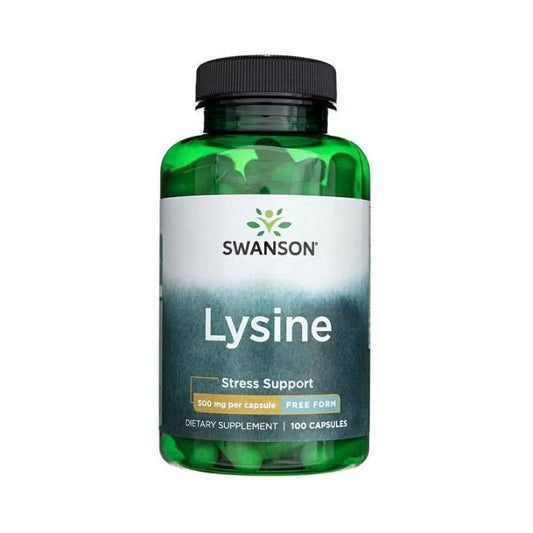 Lysine, 500mg Free-Form - 100 caps