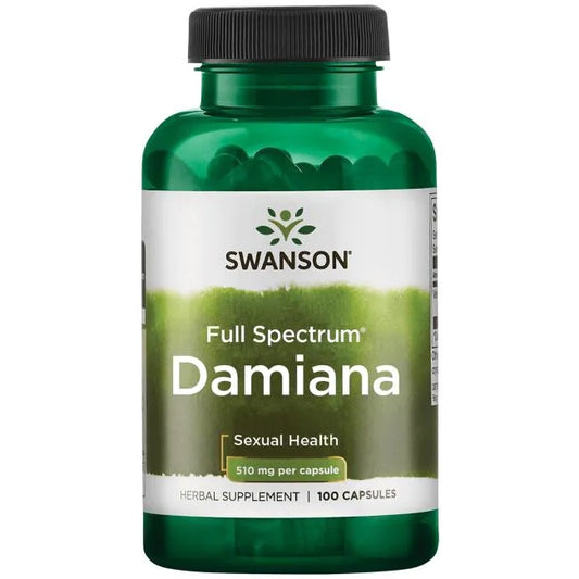 Damiana, 510mg - 100 caps