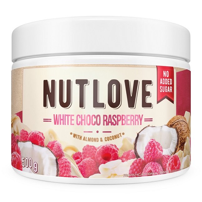 Nutlove, White Choco Raspberry - 500 grams