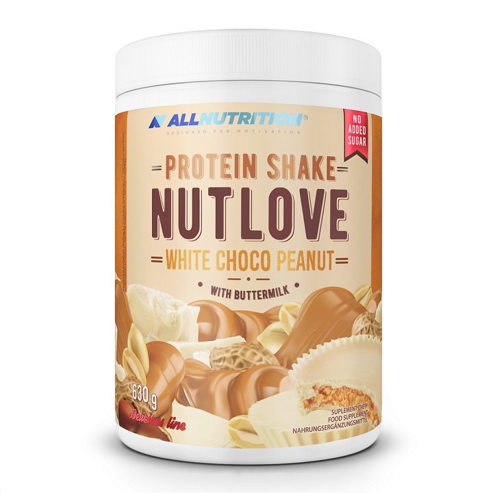 Nutlove Protein Shake, White Choco Peanut - 630 grams
