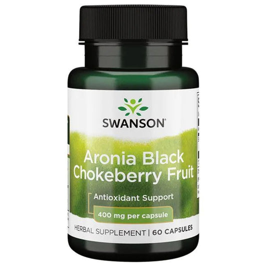 Aronia Black Chokeberry Fruit, 400mg - 60 caps