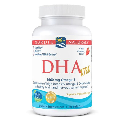 DHA Xtra, 1660mg Strawberry (EAN 768990017452) - 60 softgels