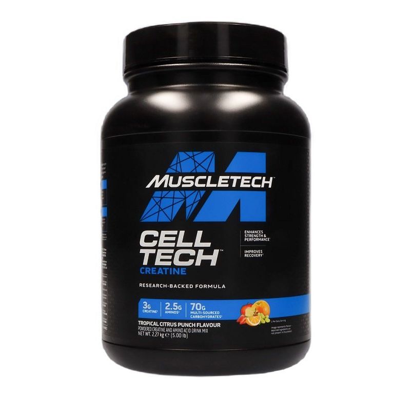 Cell-Tech Creatine, Tropical Citrus Punch (New Formula) - 2270 grams