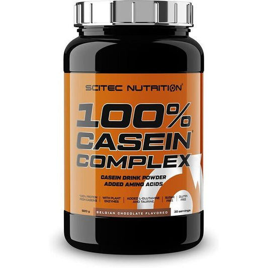100% Casein Complex, Belgian Chocolate - 920 grams