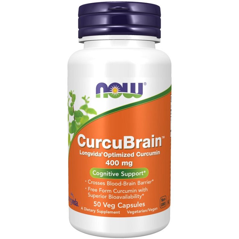 CurcuBrain, 400mg - 50 vcaps