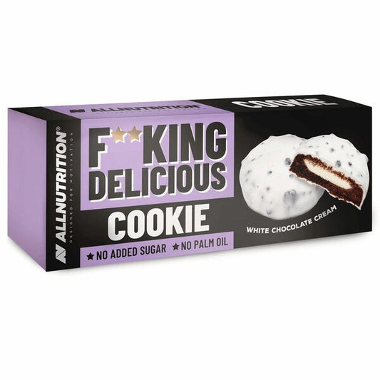 Fitking Delicious Cookie, White Choco Cream - 128 grams