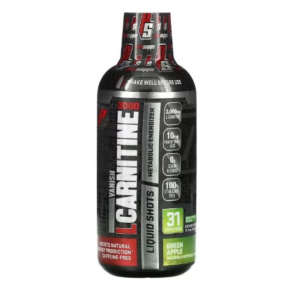 L-Carnitine 3000, Green Apple - 473 ml.