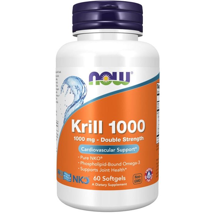 Krill Oil, 1000mg Double Strength - 60 softgels