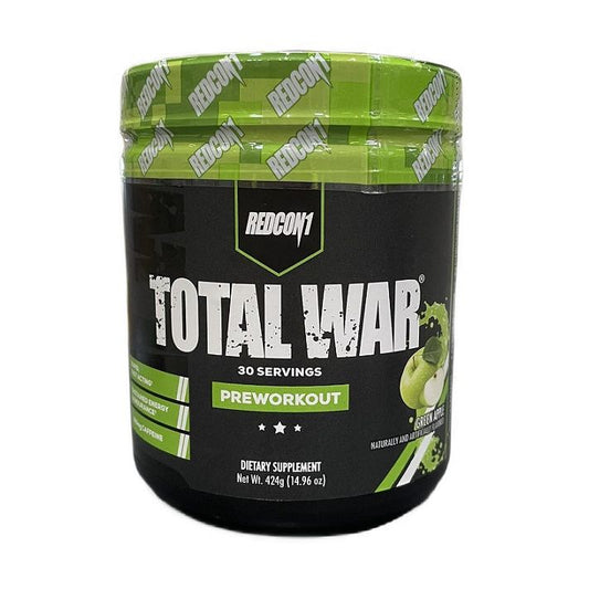 Total War - Preworkout, Green Apple - 424 grams