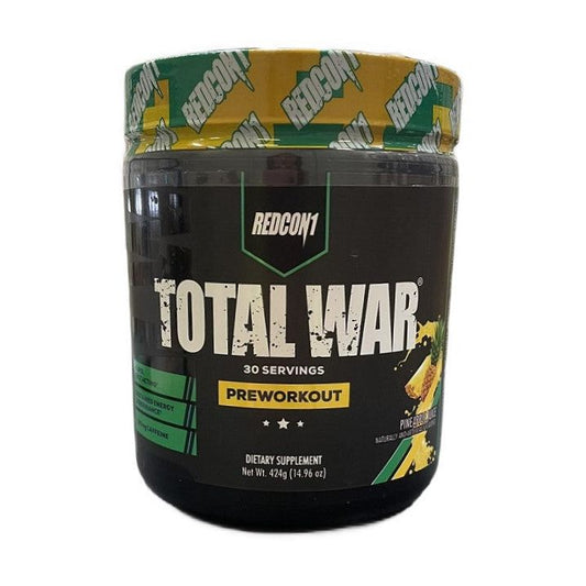 Total War - Preworkout, Pineapple Juice - 424 grams