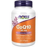 CoQ10 with Omega-3, 60mg - 120 softgels