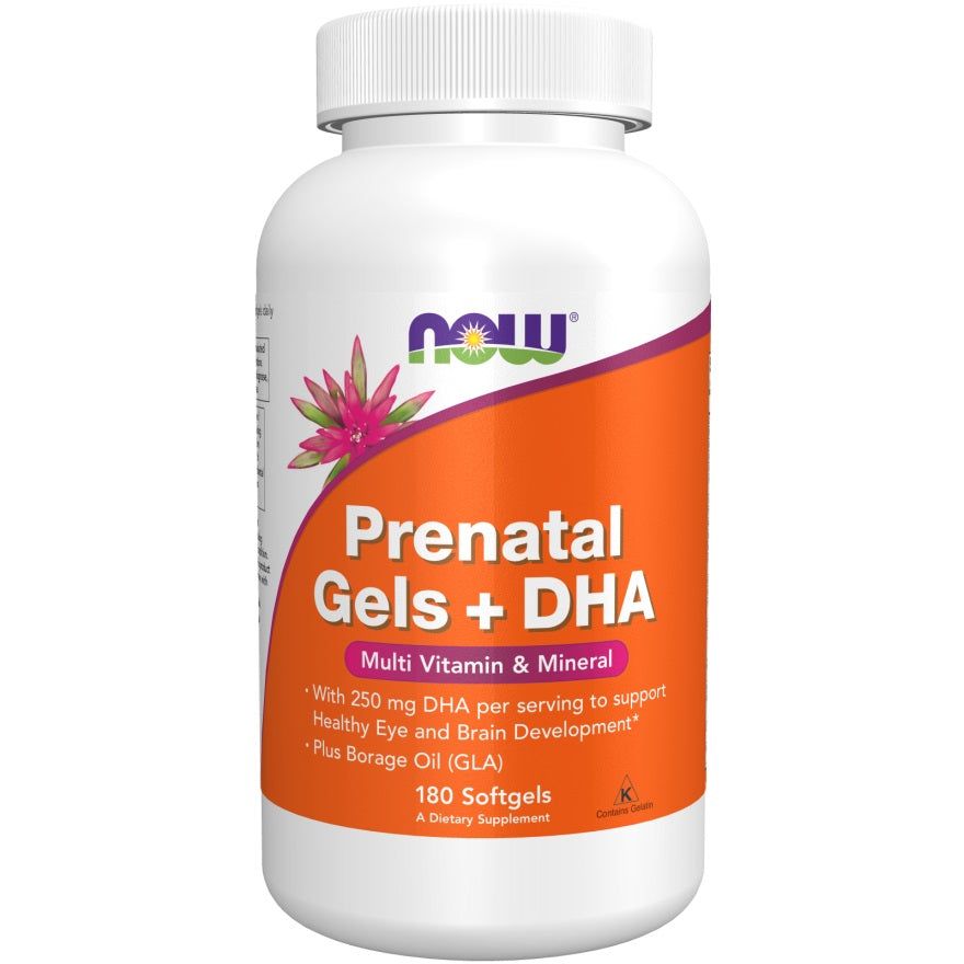 Prenatal Gels + DHA - 180 softgels