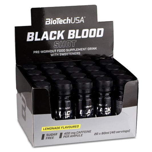 Black Blood Shot, Lemonade - 20 x 60 ml.