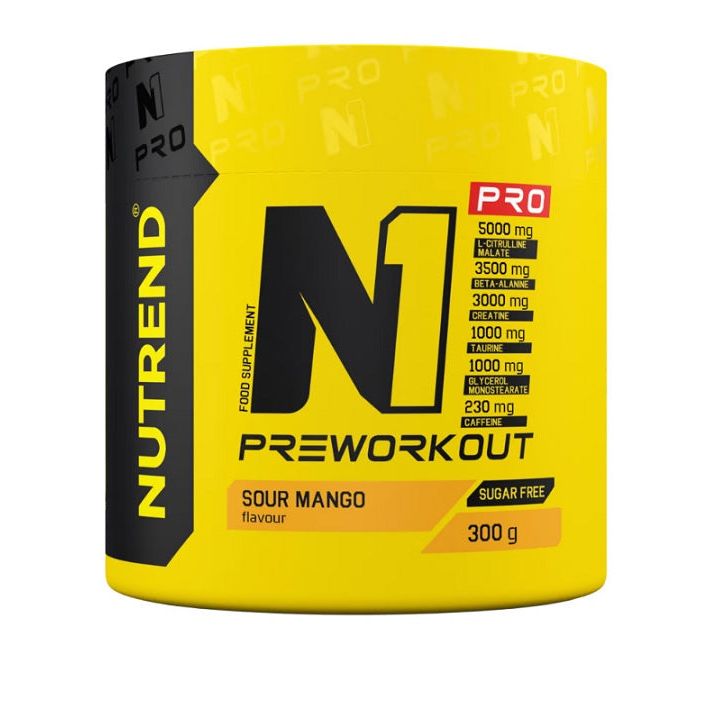 N1 Pro Pre-Workout, Sour Mango - 300 grams