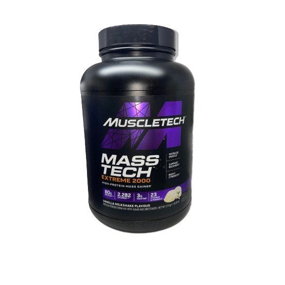 Mass-Tech Extreme 2000, Vanilla Milkshake - 2720 grams