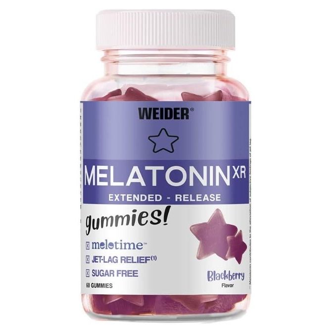 Melatonin XR, Blackberry - 60 gummies
