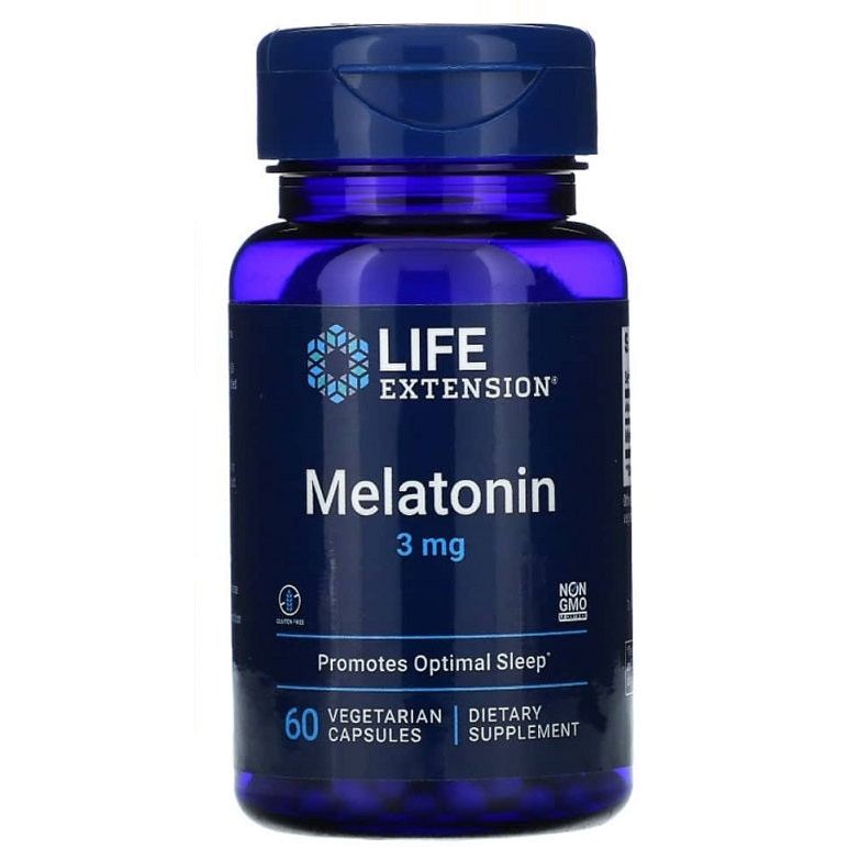 Melatonin, 3mg - 60 vcaps
