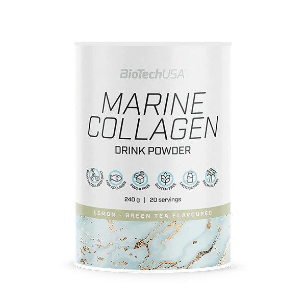 Marine Collagen, Lemon-Green Tea - 240 grams