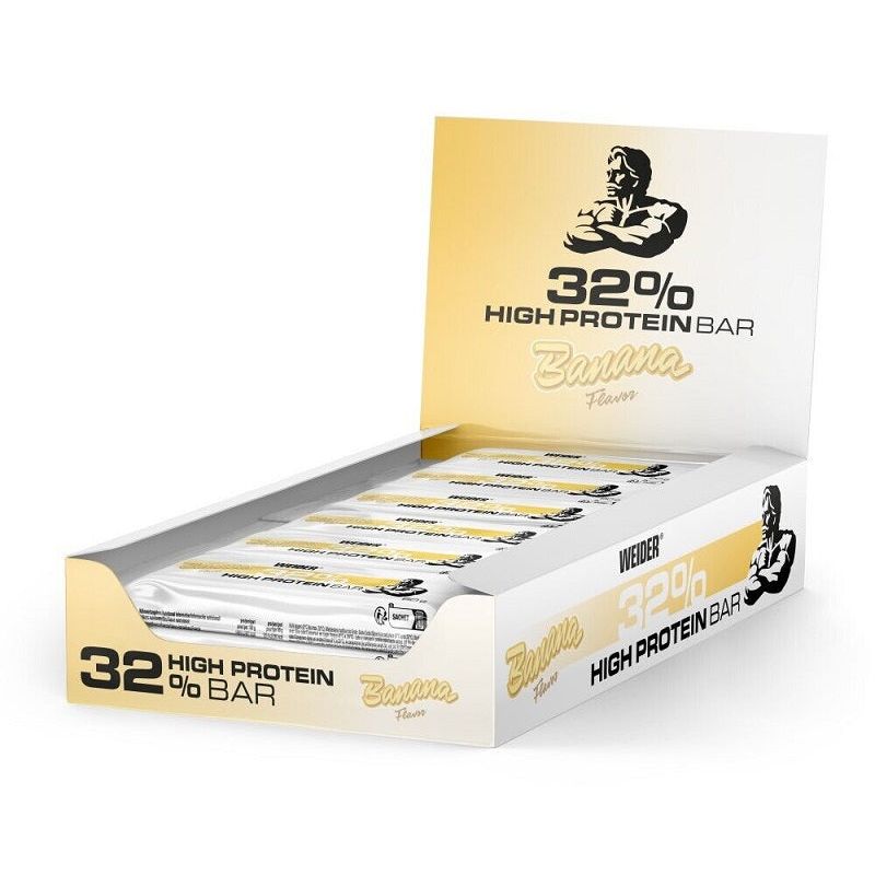 32% High Protein Bar, Banana - 12 x 60g