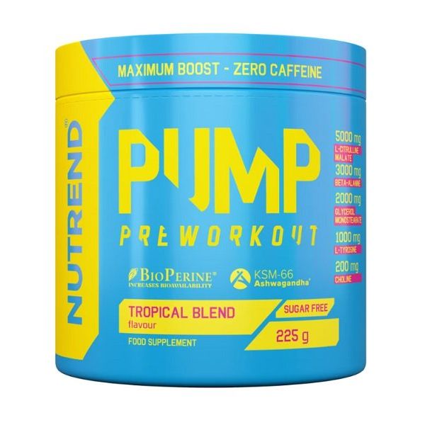 Pump Pre-Workout, Tropical Blend - 225 grams