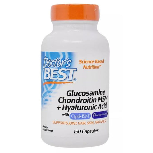 Glucosamine Chondroitin MSM + Hyaluronic Acid - 150 caps