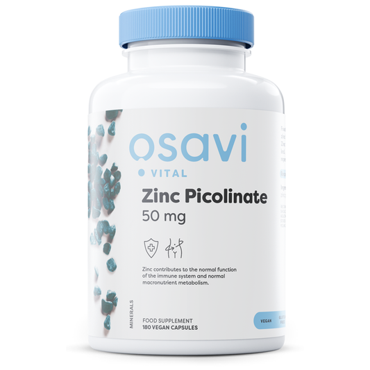 Zinc Picolinate, 50mg - 180 vegan caps